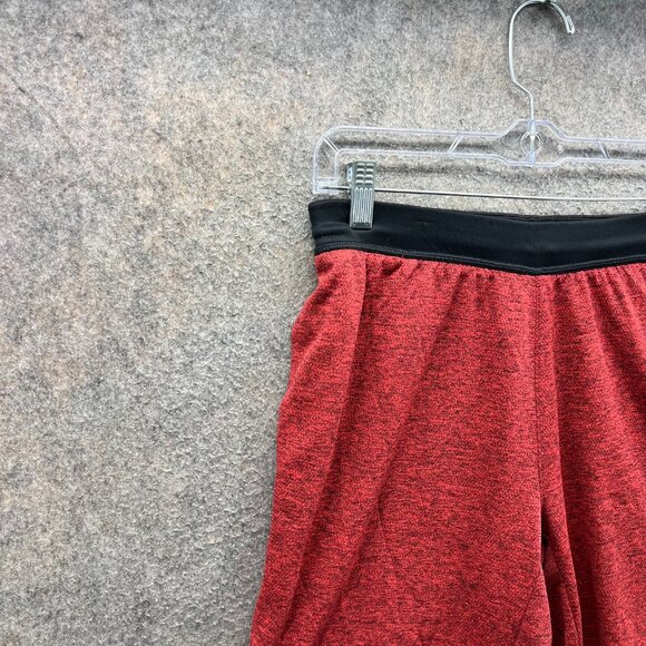 Adidas Shorts Mens Small Red Black Climalite Athletic Training Performance Lined - Picture 7 of 10